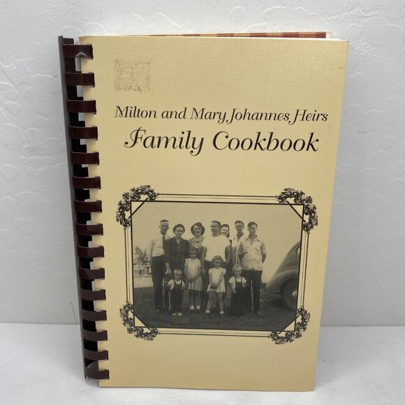 Milton & Mary Johannes Heirs Family Cookbook Spiral Recipes - Picture 1 of 13
